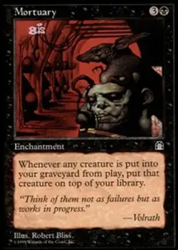 MTG Mortuary, Moderate Play, English Stronghold - Image 1