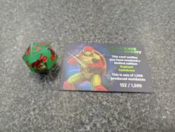 Sirius Ninja Turtles Raphael Spindown D20 Legendary Limited Edition - TMNT MTG - Image 1