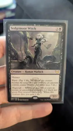 1x Sedgemoor Witch NM - Strixhaven School of Mages STX Witherbloom EDH x1 - Image 1