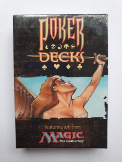 MTG POKER DECKS 1998 x 2 MINT FACTORY SEALED ENGLISH # WOC 99222 - Image 1