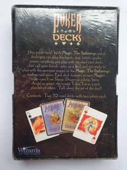 MTG POKER DECKS 1998 x 2 MINT FACTORY SEALED ENGLISH # WOC 99222 - Image 2