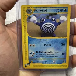 Pokemon Card - Poliwhirl Expedition 89/165 Uncommon LP Lightly Played Vintage - Image 1