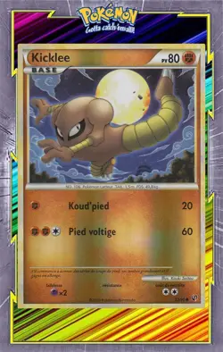 🌈Kicklee Reverse - HS04:Indomptable - 52/90 - Carte Pokemon Francaise - Image 1
