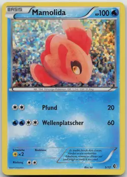 Mamolida 5/12 Holo - McDonald's Collection 2011 - DE - NM - Pokemon TCG Karte - Image 1