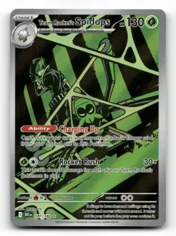Team Rocket's Spidops 187/182 - Destined Rivals - Pokemon Card NM/M - Image 1