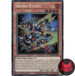 Yugioh Sword Ryzeal MP25-EN118 Secret Rare 1st Edition NM - Image 1
