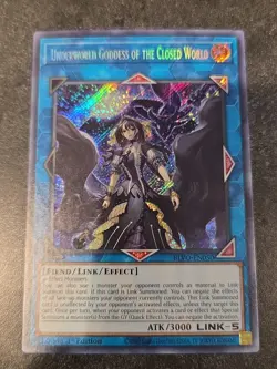 1x (LP) Underworld Goddess of the Closed World - BLVO-EN050 - Secret Rare - 1st - Image 1
