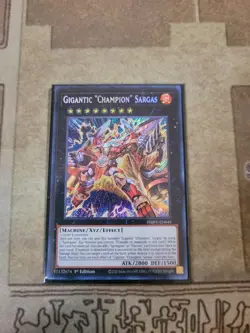 YUGIOH GIGANTIC CHAMPION SARGAS PHHY-EN045 SECRET 1ST ED NM - Image 1