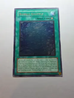 Yugioh Bubble Shuffle CRV-EN046 Yugioh TCG Ultimate Rare 1st Edition LP - Image 1