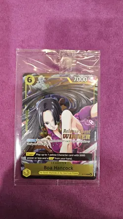 OP-15 Boa Hancock Release Event Winner Promo P-115- Sealed - Image 1