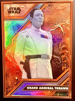 2025 Topps Star Wars Smugglers Outpost Grand Admiral Thrawn Cortosis Metal #C-2 - Image 1