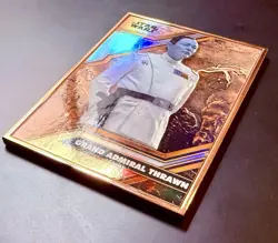 2025 Topps Star Wars Smugglers Outpost Grand Admiral Thrawn Cortosis Metal #C-2 - Image 5
