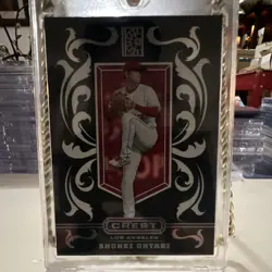 Panini 2022 Capstone Crest Insert Shohei Ohtani #C-3 Los Angeles Baseball - Image 1