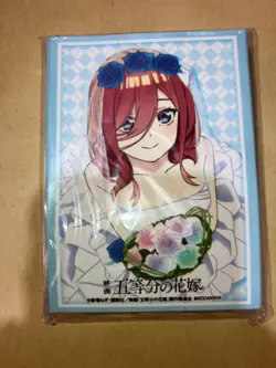 Quintessential Quintuplets Miku Nakano Weiss Schwarz Sleeves Bushiroad 60 - Image 1