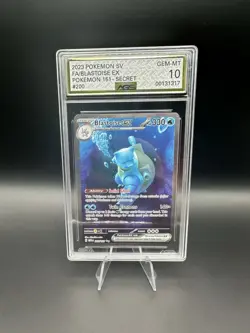 Grade 10 (AGS) - Blastoise ex 200/165 SIR - Scarlet & Violet 151 - Pokemon Card - Image 1