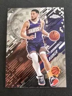 2025-26 Topps Chrome Basketball GT-4 DEVIN BOOKER Go Time Insert - Image 1