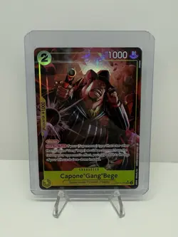 One Piece TCG Capone Gang Bege Card OP11-101 SR Alternative Art NM Condition - Image 1