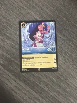 Moana - Curious Explorer 155/204 Legendary Winterspell Lorcana Near Mint - Image 1