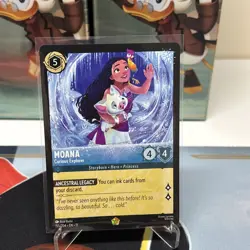 Disney Lorcana Winterspell Moana- Curious Explorer Legendary 155/204 Non-foil - Image 1