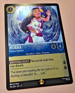 Moana - Curious Explorer Foil | Disney Lorcana - Winterspell | Legendary 155/204 - Image 1