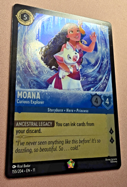 Moana - Curious Explorer Foil | Disney Lorcana - Winterspell | Legendary 155/204 - Image 3