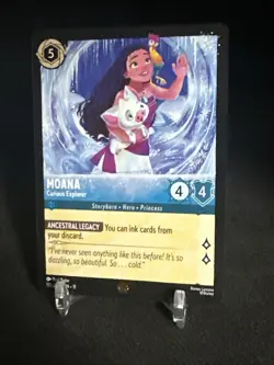 Moana - Curious Explorer 155/204 Winterspell Regular Legendary Lorcana - Image 2