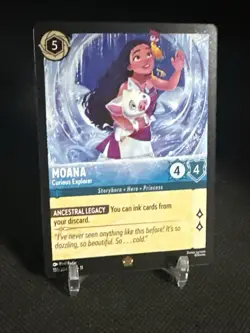 Moana - Curious Explorer 155/204 Winterspell Regular Legendary Lorcana - Image 3