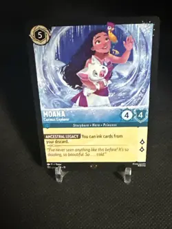 Moana - Curious Explorer 155/204 Winterspell Regular Legendary Lorcana - Image 4