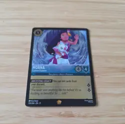 Moana - Curious Explorer FOIL 155/204 Lorcana Winterspell, Legendary - Image 1