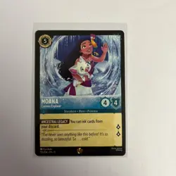 Disney Lorcana Winterspell #155/204 Moana - Curious Explorer - Legendary - Image 2