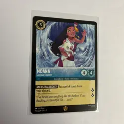 Disney Lorcana Winterspell #155/204 Moana - Curious Explorer - Legendary - Image 3