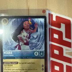 (2)Disney Lorcana Moana Curious Explorer - Legendary Winterspell 155/204 - Image 4