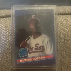 Michael Jordan Rated Rookie 1990 Fun City Promo Card MLB Baseball White Sox - Image 1