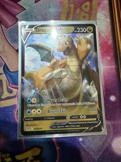 Dragonite V 049/078 Pokemon Go NM Ultra Rare Pokemon Card - Image 1