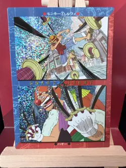 Monkey D. Luffy Buggy #65 Holo One Piece Carddass Masters Card 2000 Great Fight - Image 1