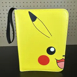 Ultra PRO Pokemon Pikachu Zippered Card Binder Album w/ Strap - Image 1