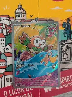 Rowlet 043 Black Star Promo First Partners Edition Rare Full Art Pokemon Card - Image 1