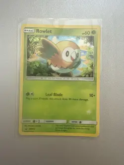 Rowlet Promo Holo Pokemon TCG Card SM153 New 2018 Sun & Moon - Image 1
