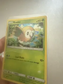 Rowlet Promo Holo Pokemon TCG Card SM153 New 2018 Sun & Moon - Image 5