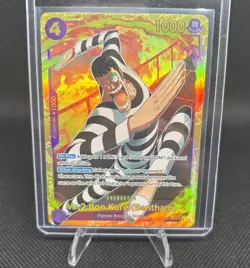 Namco One Piece CCG Mr.2.Bon.Kurei EB01-061 Character Card 1000 Power Foil - Image 1
