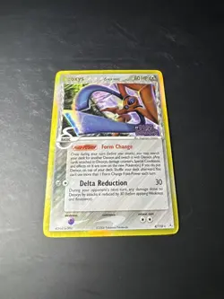 Pokemon Deoxys TCG 4/110 EX Holon Phantoms Reverse Holo Stamped Card HP - Image 2