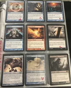 MTG 414 Card Lot Binder: Various Conditions: Excellent/LP/MP/HP Different Sets - Image 1