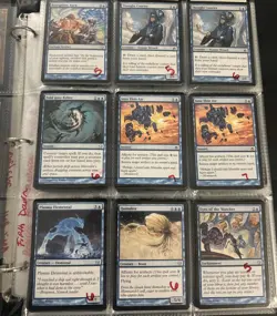 MTG 414 Card Lot Binder: Various Conditions: Excellent/LP/MP/HP Different Sets - Image 2