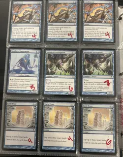 MTG 414 Card Lot Binder: Various Conditions: Excellent/LP/MP/HP Different Sets - Image 3