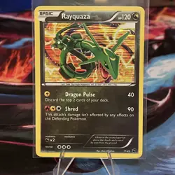 Pokemon TCG Rayquaza Dragon Vault 11/20 Holo Card Near Mint Condition - Image 1