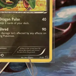 Pokemon TCG Rayquaza Dragon Vault 11/20 Holo Card Near Mint Condition - Image 4