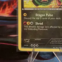 Pokemon TCG Rayquaza Dragon Vault 11/20 Holo Card Near Mint Condition - Image 5