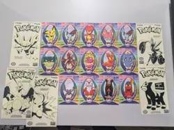 Pokemon Topps Sticker Card Lot - Image 1