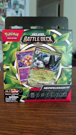 Pokemon Deluxe Battle Deck Meowscarada EX 60 Card Deck (New & Sealed) - Image 1
