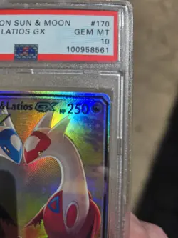 PSA 10 Latias & Latios GX 113/181 Sm-Team Up Holo Pokemon TCG Card - Image 2